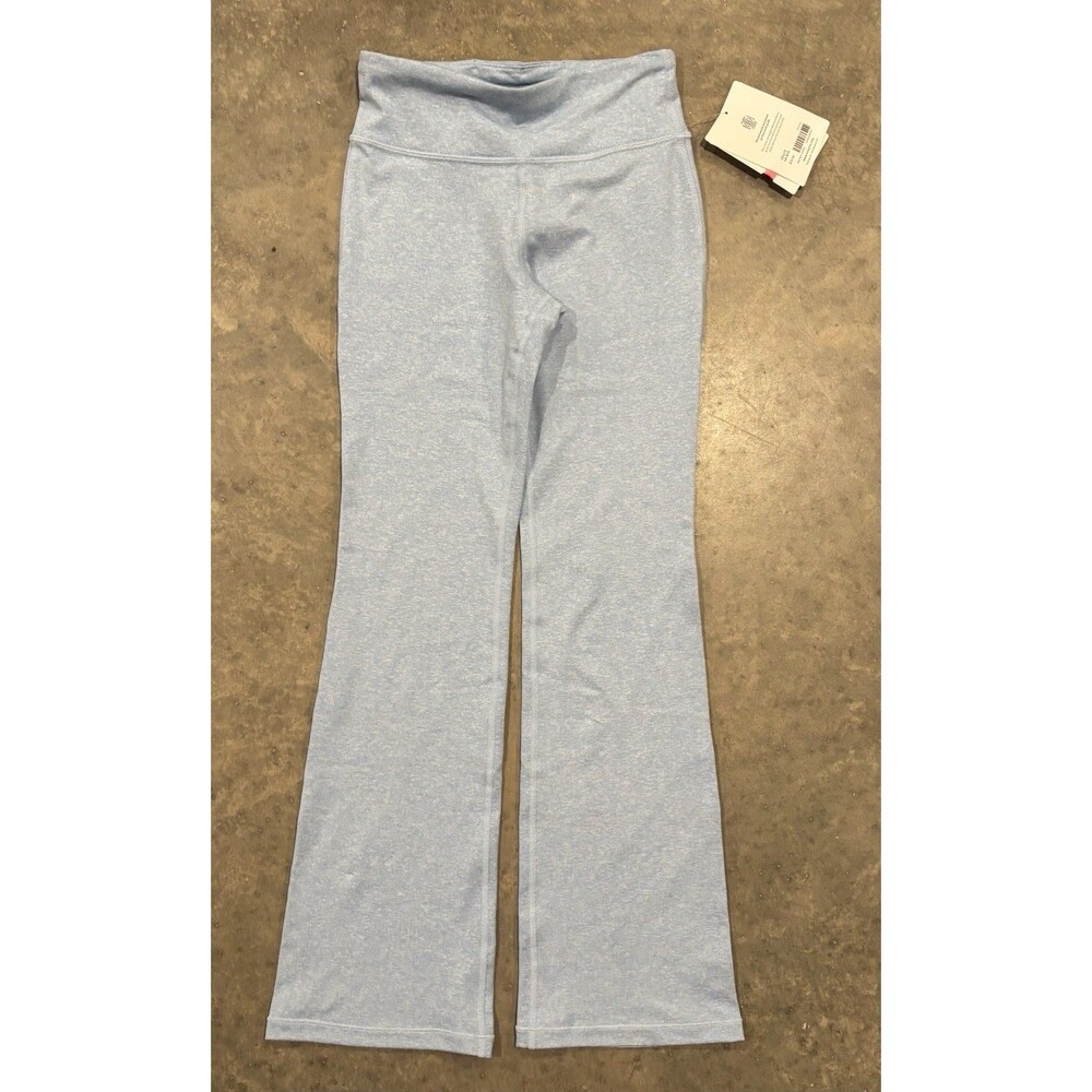 Athleta Girl High Rise SoftLuxe Chit Chat Flare Pant Light Blue Girl’s Large NWT